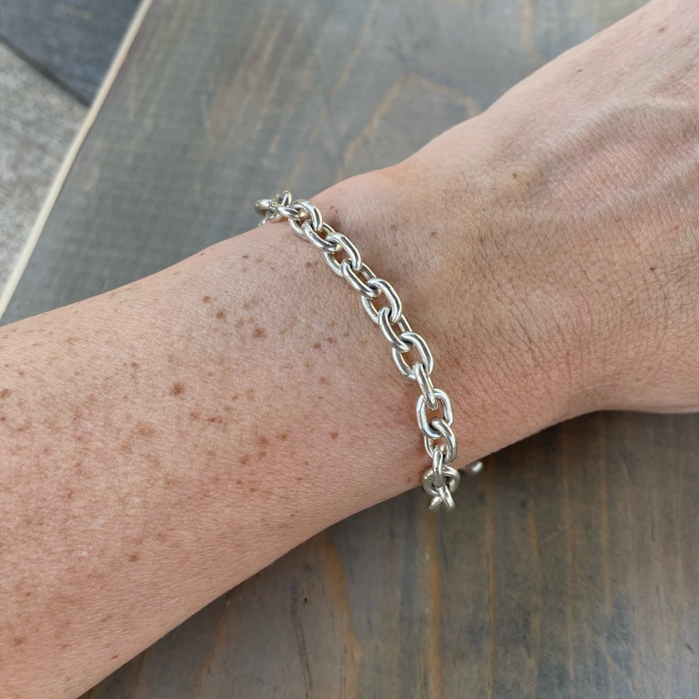 Silver Toggle Bracelet - image 2